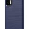 Накладка силиконовая для Huawei P40 под карбон и сталь синяя